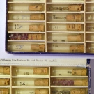 Uhrsteine,div. Plattchen etc in Glasrohrchen Lot aus Nachlass