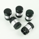 (0,90EUR/1Stk) Ventilkappen schwarz 5Stuck Ventilverschlusse Tuning NE