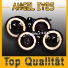 Angel Eyes Scheinwerfer BMW E34 E32 schwarz Fadenkreuz