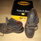 DOCKERS STIEFELETTE IN BRAUN, GRÖSSE 44 & ORIGINAL KARTON! TOP!