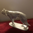 Schwarzburger Werkstätten Meisel Diana mit Windhund Greyhound dog Figur figure