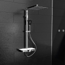 PREMIUM 200 Duschsystem mit Thermostat-Brausebatterie weiß