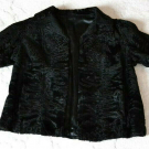 Persianer Breitschwanz Damen Jacke, schwarz, vintage, ca.Gr.46