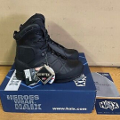 GENUINE HAIX GSG9-X GORETEX  BOOTS LEATHER BLACK NEW !!!! SIZE 9.5 UK - 10.5 US