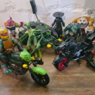 Teenage Mutant Ninja Turtles Playmates Viacom 2012 - Bikes Und Figuren