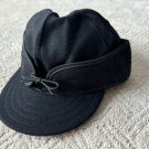 STÜRMISCHE KROMER HERREN ORIGINAL KROMER KAPPE WOLLE OHRENKLAPPE SCHWARZ - GRÖSSE 7 1/4