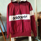 Adidas vintage sweat capuche west Germany année 80 M