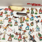 DDR INDIANER COWBOY PFERD FIGUR FIGUREN SPIELZEUG RAR OSTALGIE SPIELFIGUR GDR