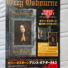 Ozzy Osbourne FIRST BOX SET Japan original 2005 Flyer Mini-Poster BLACK SABBATH